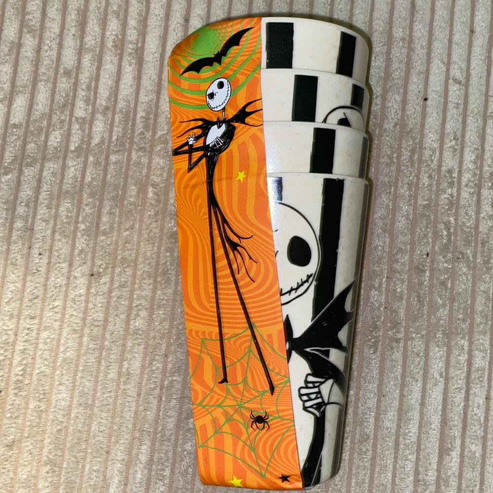 The nightmare before Christmas halloween cups